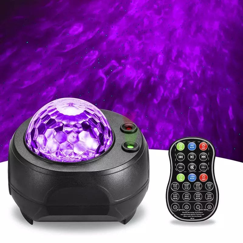 LED Star Ocean Wave Projector, Galaxy Starry Sky Projector Night Lamp With Music Bluetooth Speaker, Child Bluetooth USB Music Player Star Night Light, Romantic Projection Lamp For Kids LED Star Ocean Wave Projector, Galaxy Starry Sky Projector Night Lamp With Music Bluetooth Speaker, Child Bluetooth USB Music Player Star Night Light, Romantic Projection Lamp For Kids